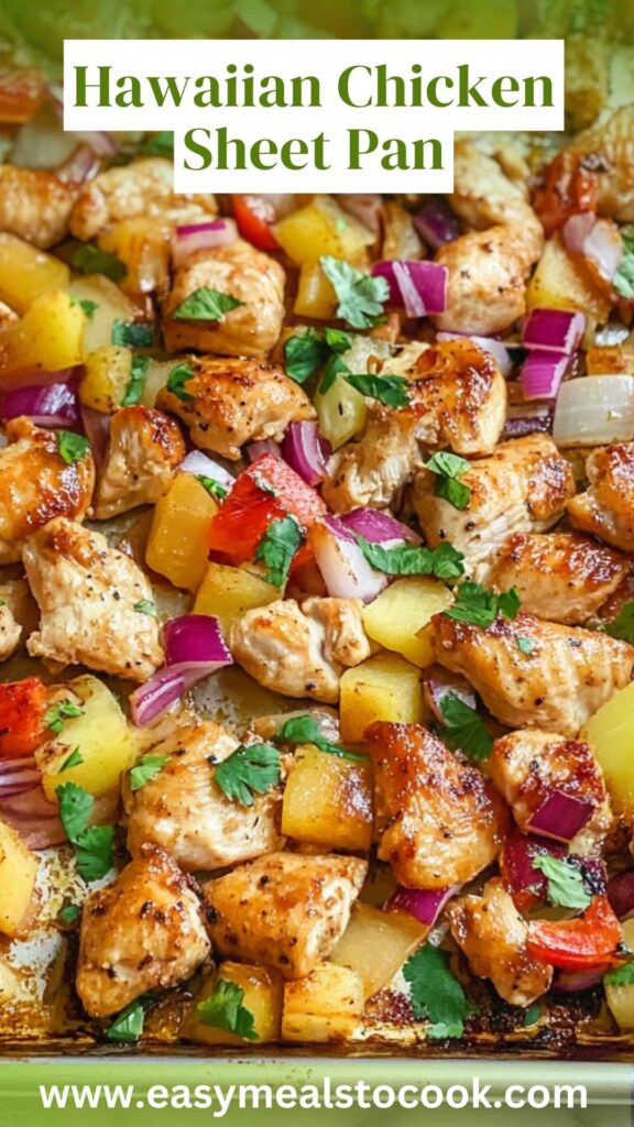 Hawaiian Chicken Sheet Pan