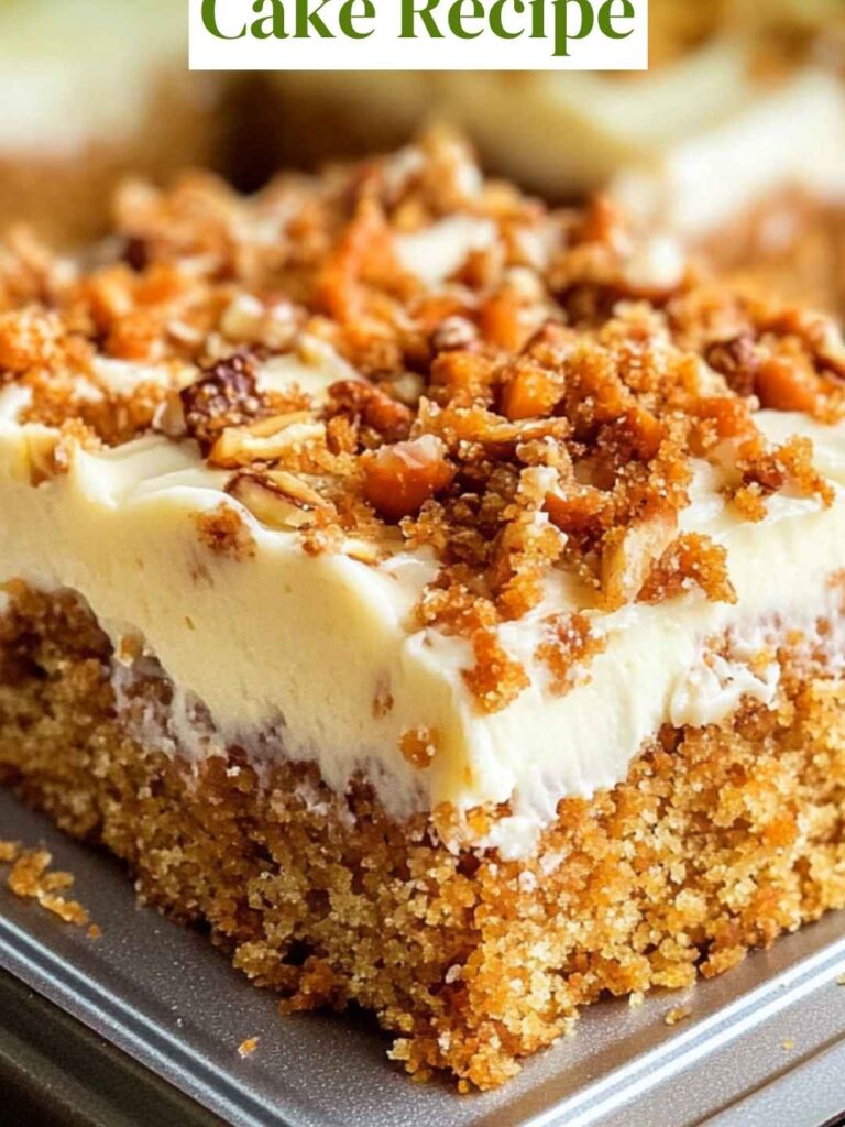 Sheet Pan Carrot Cake Recipe