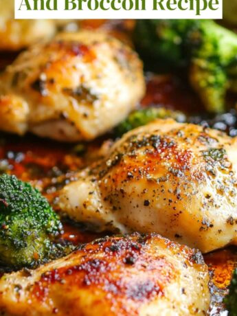 Sheet Pan Chicken And Broccoli Recipe