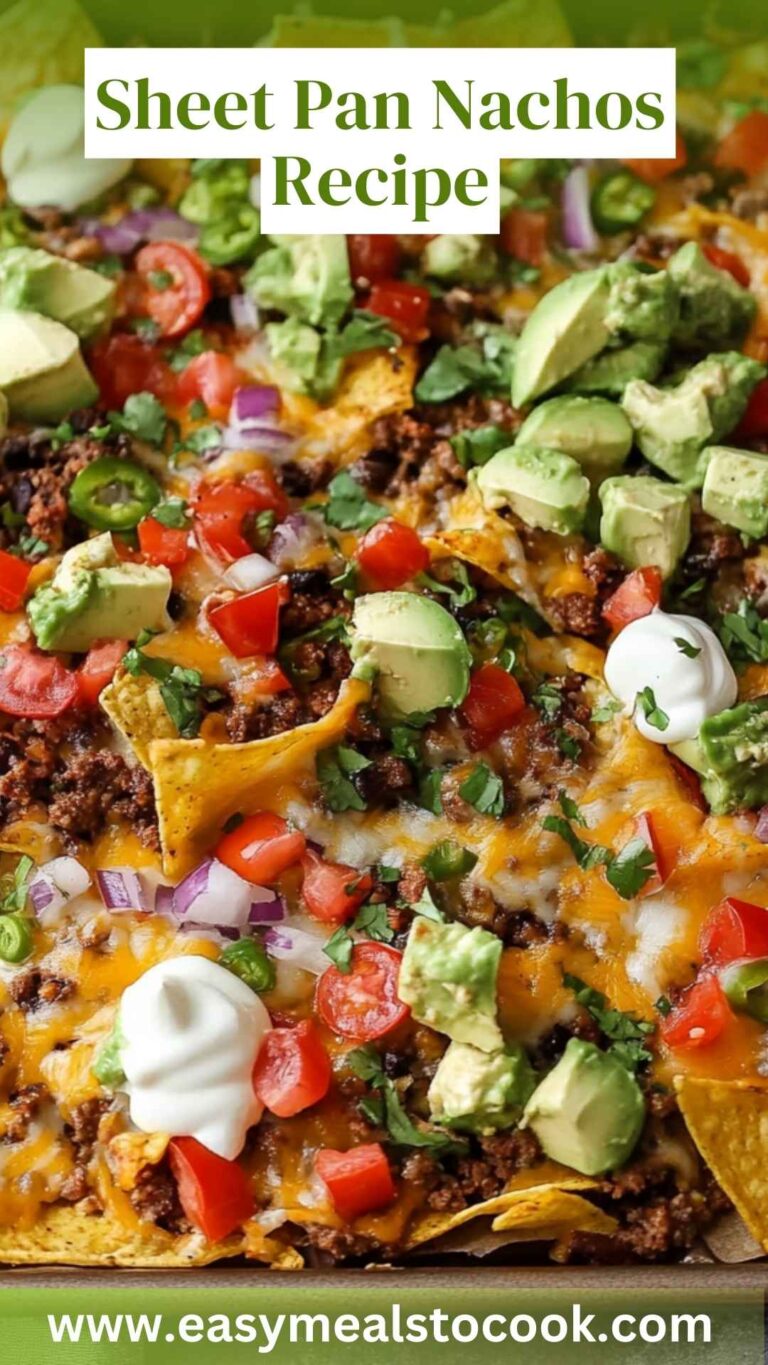 Sheet Pan Nachos Recipe – Easy Meals To Cook
