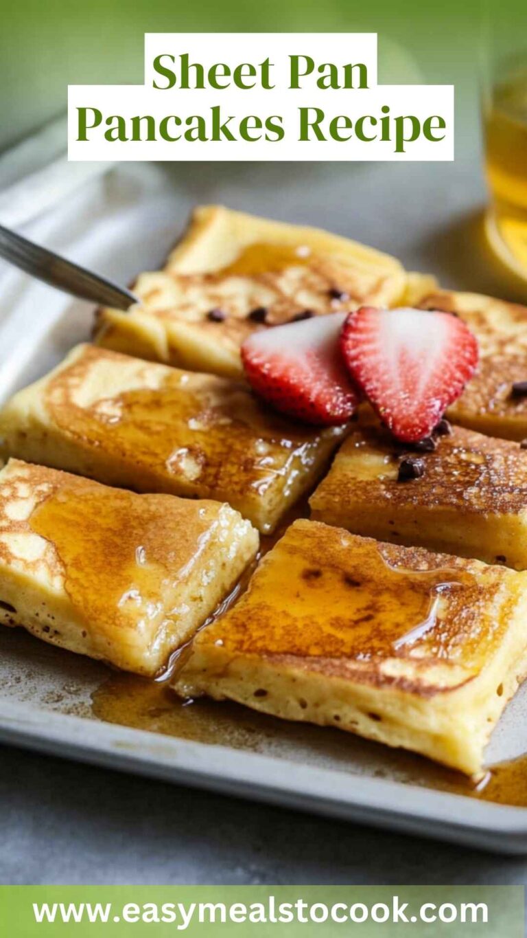 Sheet Pan Pancakes Recipe – Easy Meals To Cook