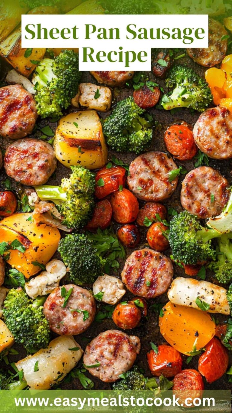 Sheet Pan Sausage Recipe – Easy Meals To Cook
