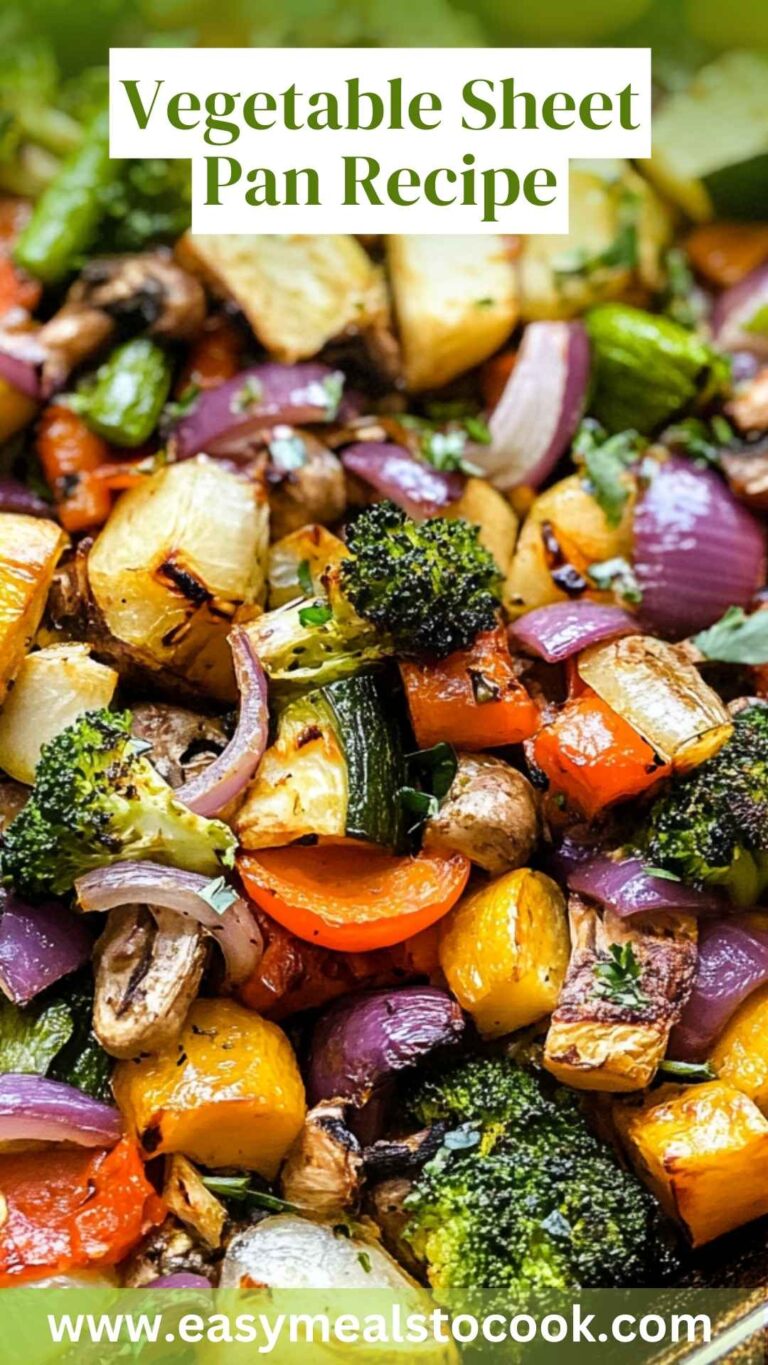 Vegetable Sheet Pan Recipe – Easy Meals To Cook