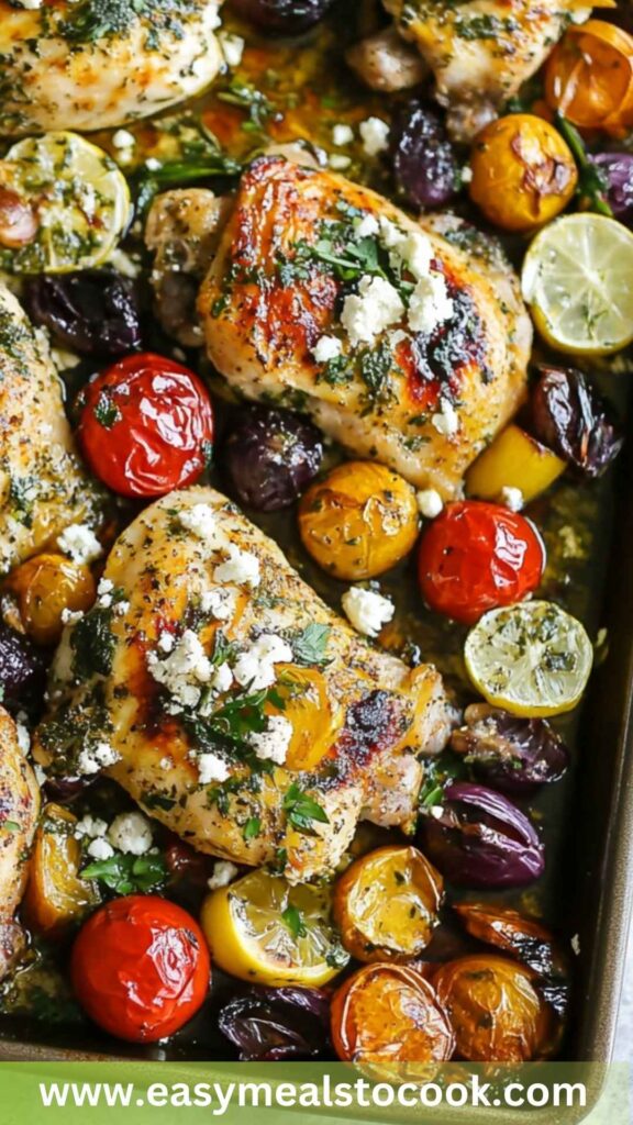 Best Greek Sheet Pan Chicken Recipe