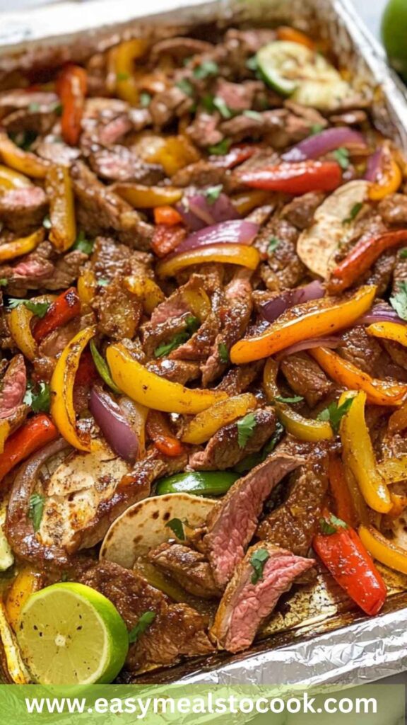 Best Sheet Pan Steak Fajitas Recipe