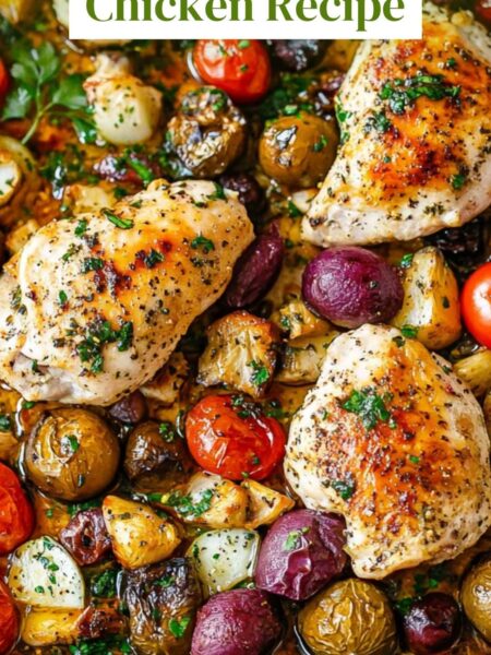 Greek Sheet Pan Chicken Recipe