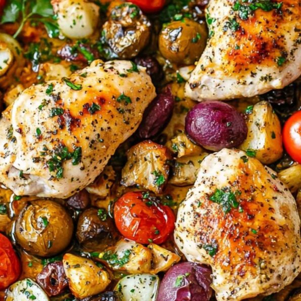 Greek Sheet Pan Chicken Recipe