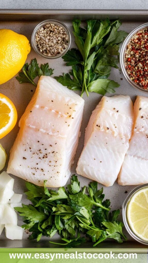 Halibut Sheet Pan Copycat Recipe