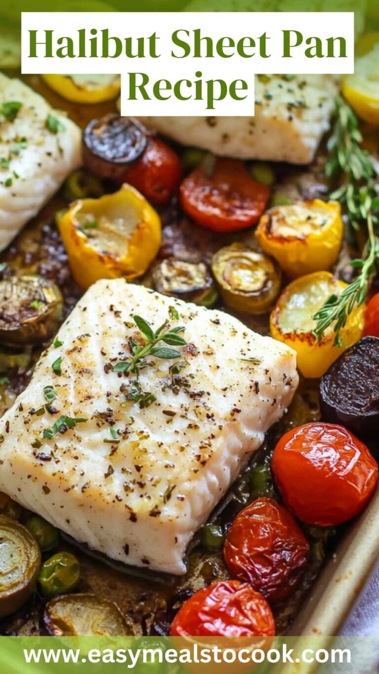 Halibut Sheet Pan Recipe – Easy Meals To Cook