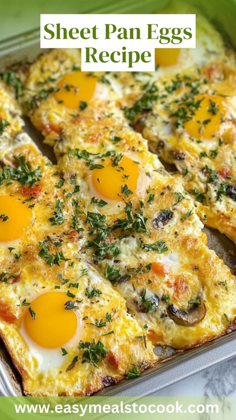 Sheet Pan Eggs Recipe – Easy Meals To Cook
