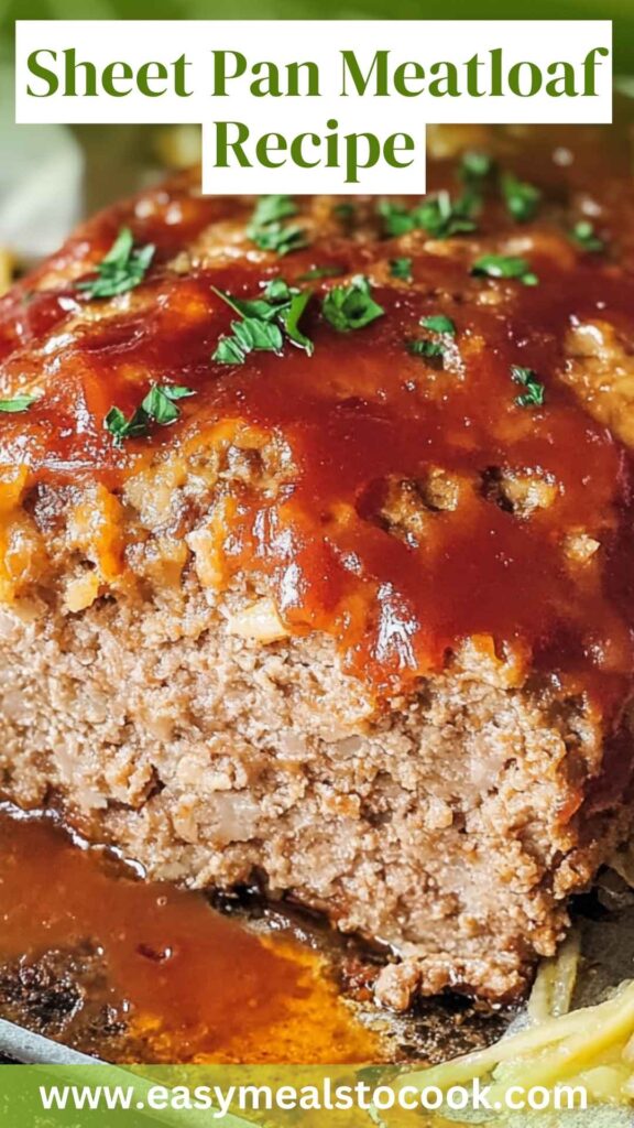 Sheet Pan Meatloaf Recipe