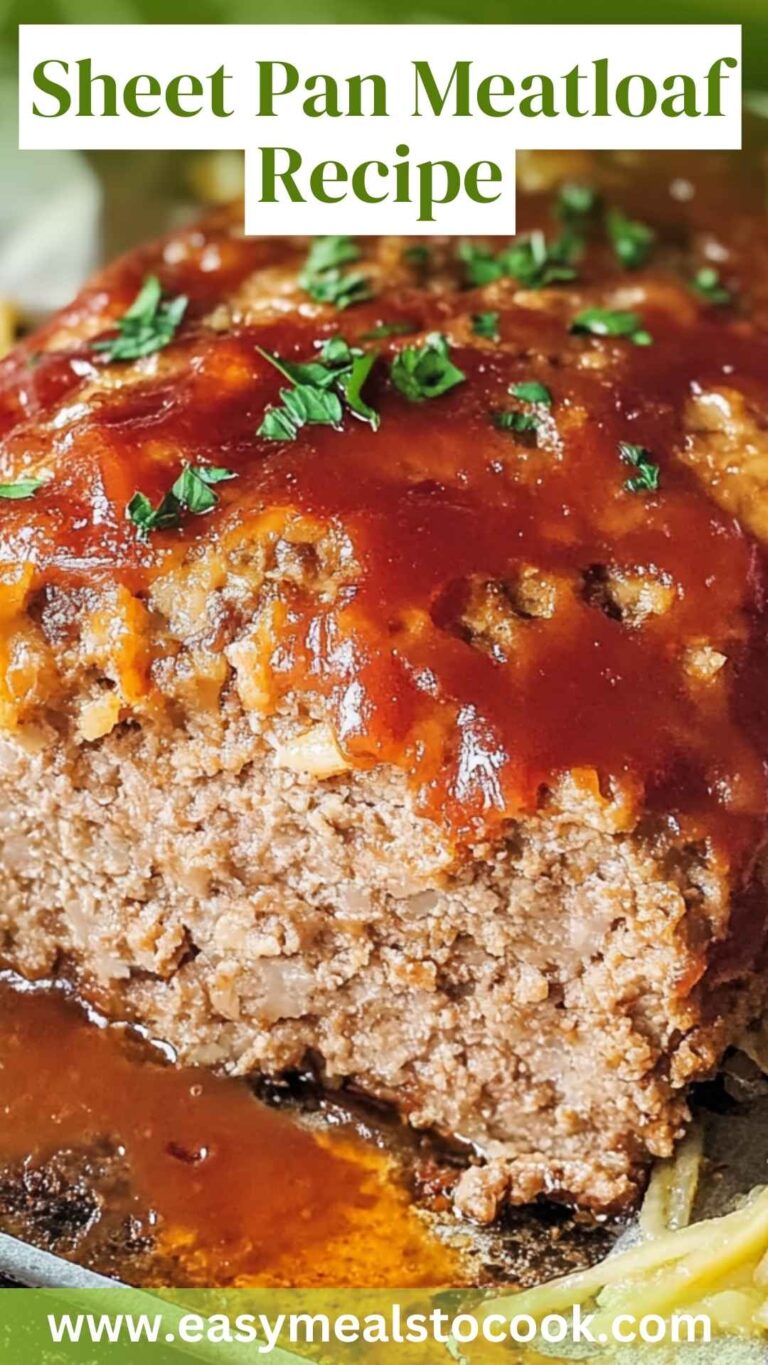 Sheet Pan Meatloaf Recipe – Easy Meals To Cook