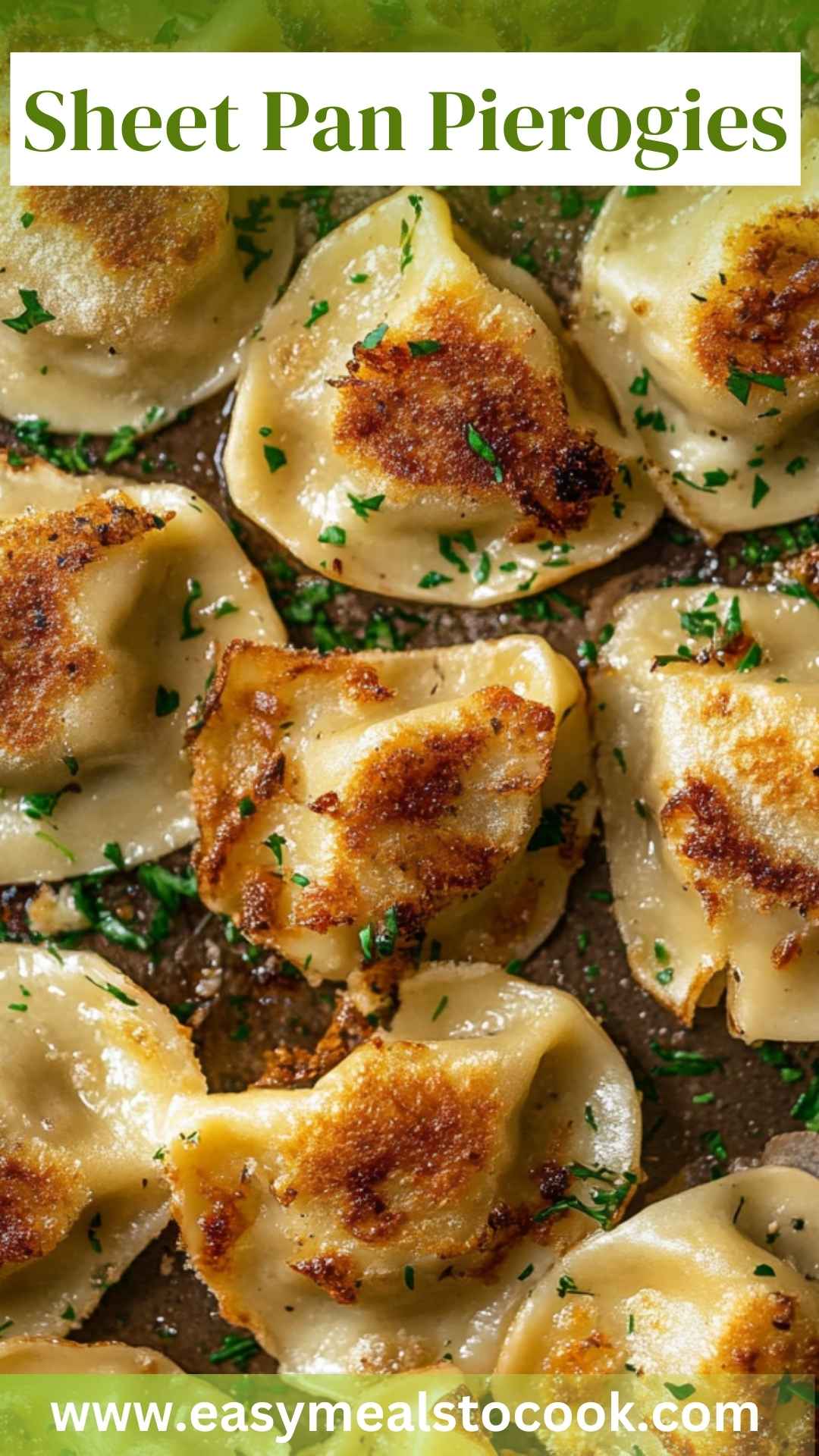 Sheet Pan Pierogies