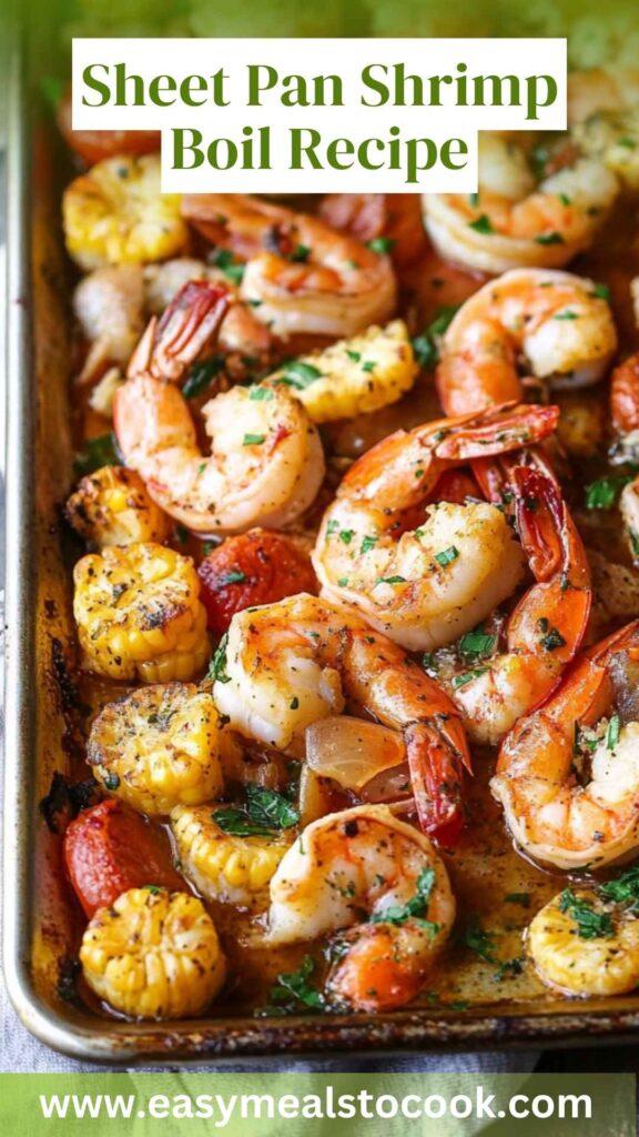 Sheet Pan Shrimp Boil Recipe