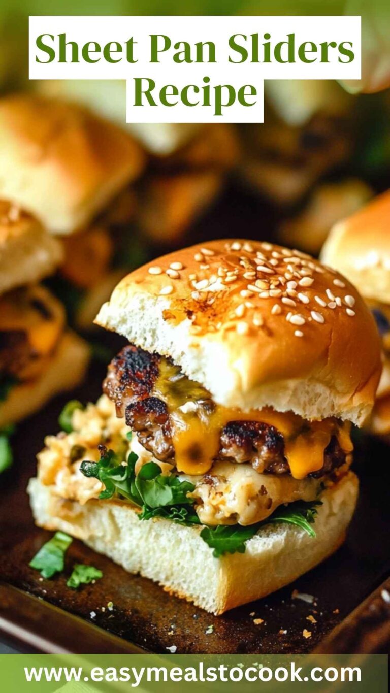 Sheet Pan Sliders Recipe – Easy Meals To Cook