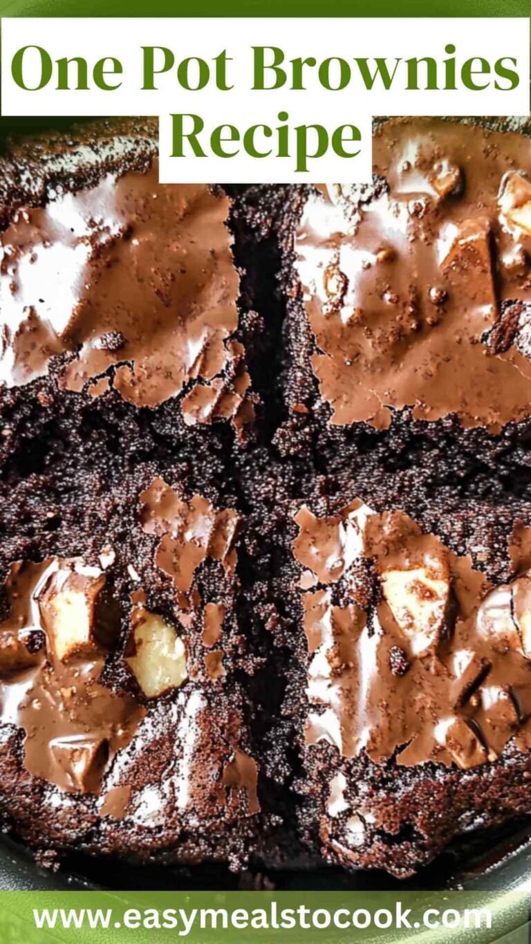 One Pot Brownies Recipe – Easy Meals To Cook