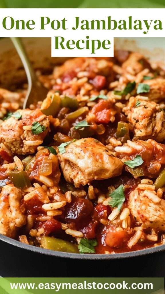 One Pot Jambalaya Recipe