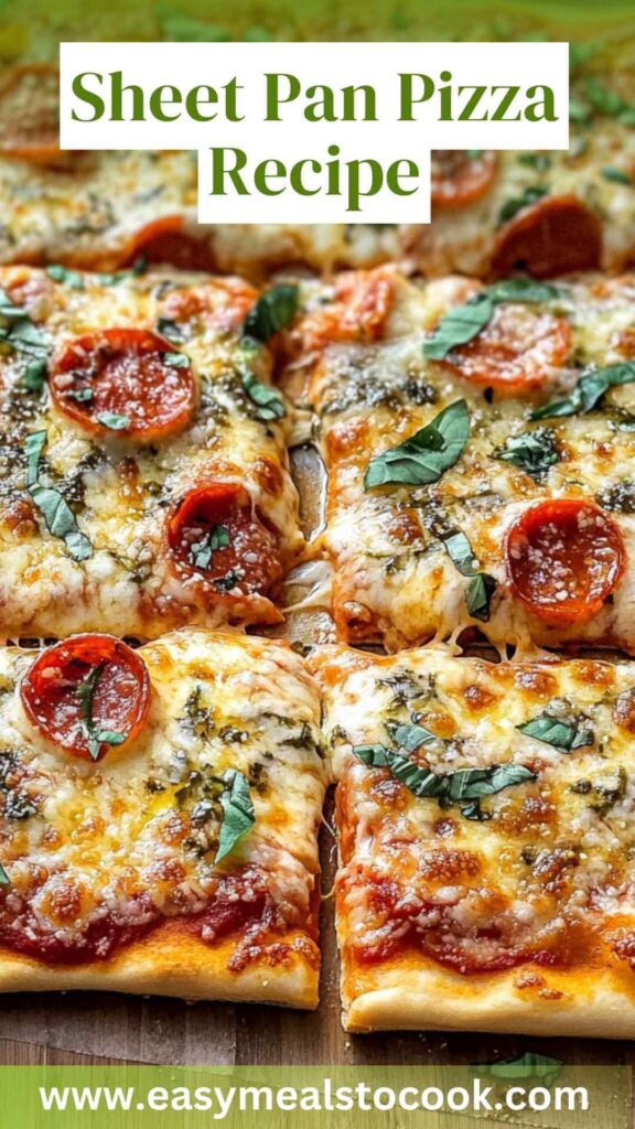 Sheet Pan Pizza Recipe