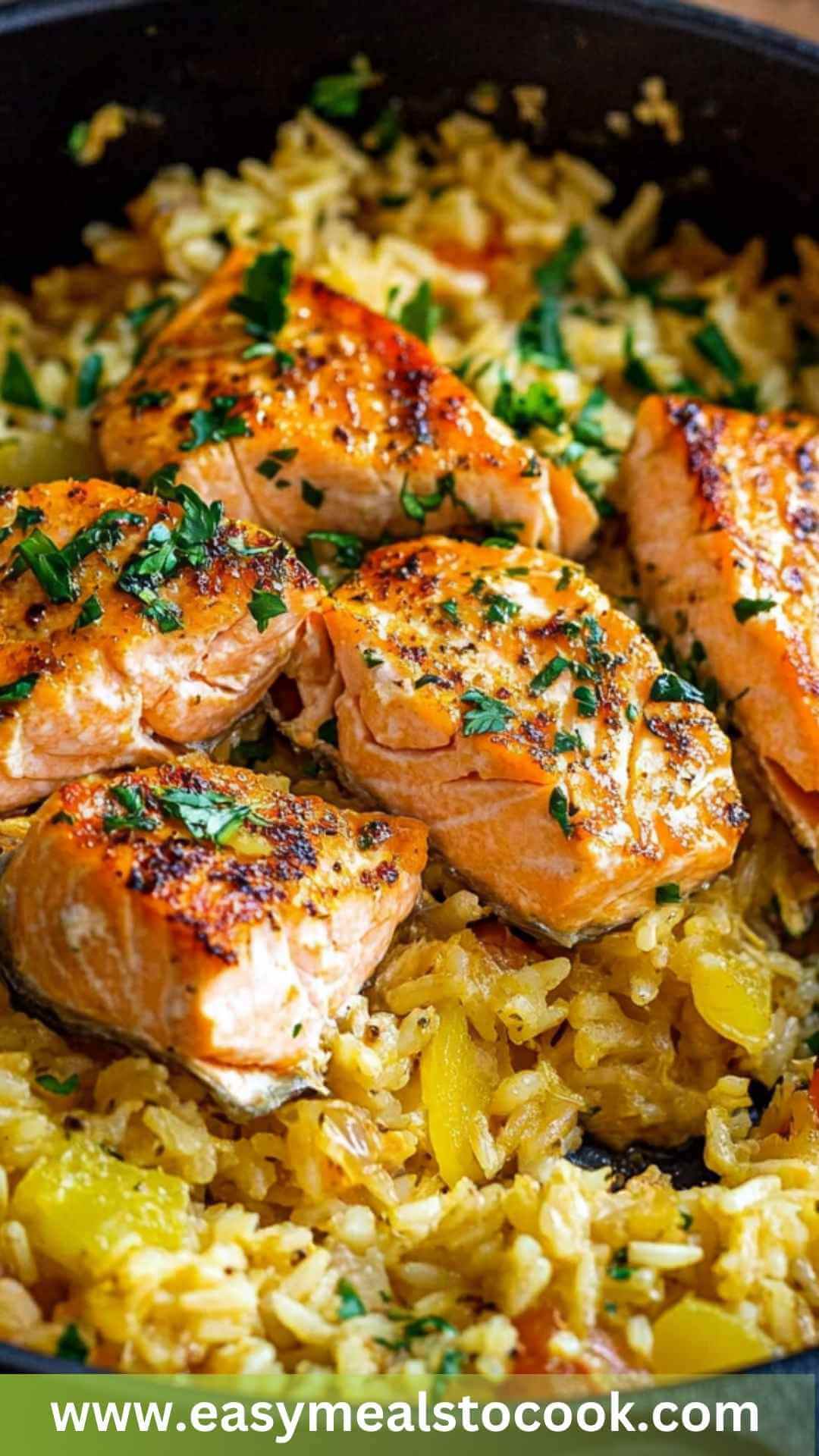 Best One Pot Salmon and Rice Recipe