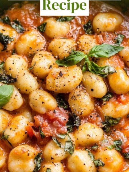 Gnocchi One Pot Recipe