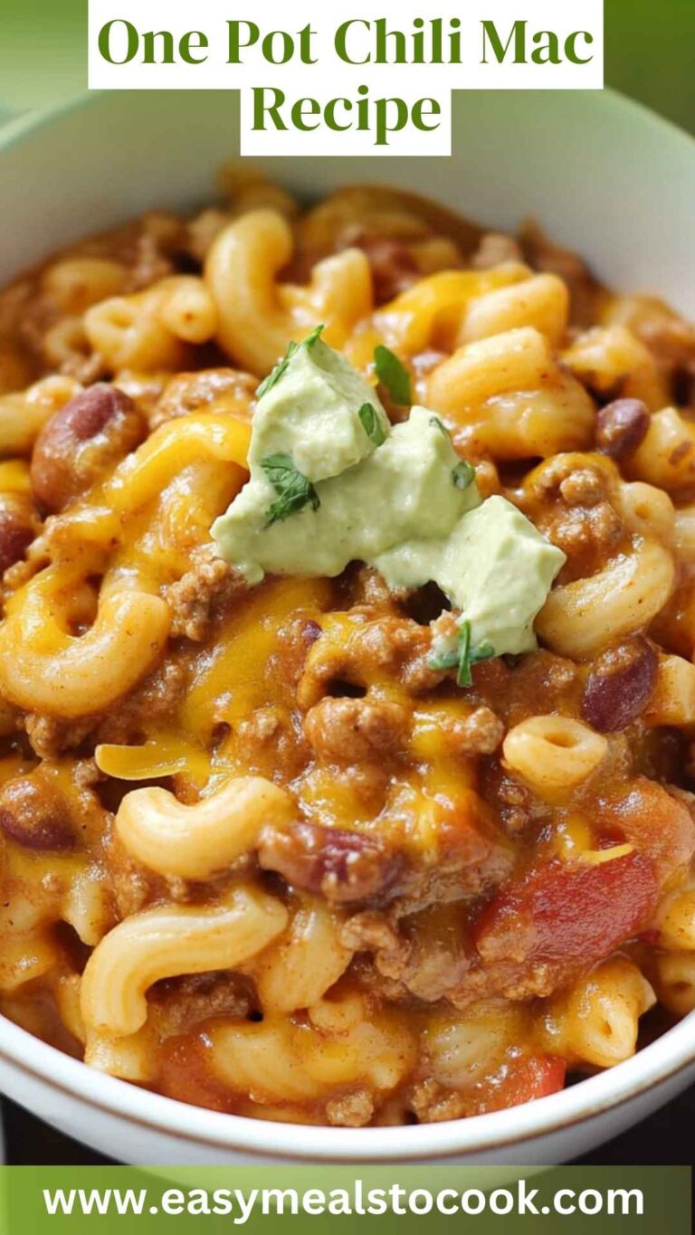 One Pot Chili Mac Recipe – Easy Meals To Cook