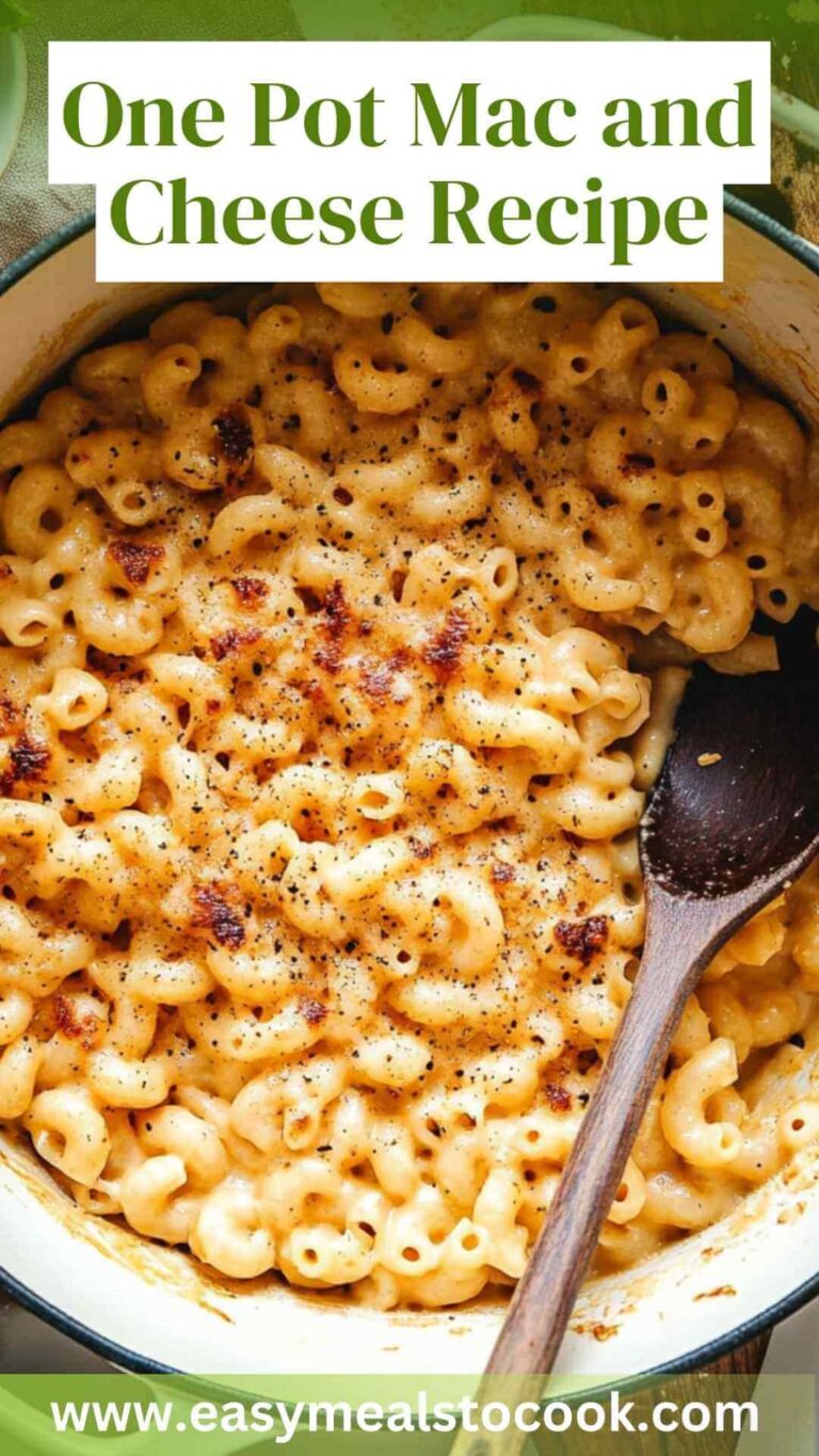 One Pot Mac and Cheese Recipe – Easy Meals To Cook