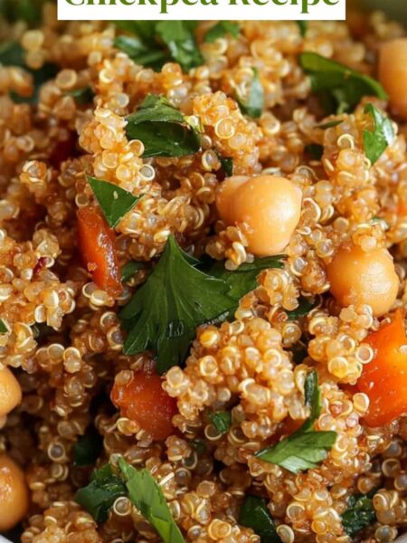 One Pot Quinoa And Chickpea Recipe