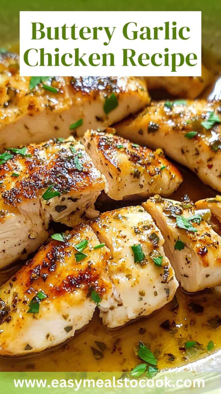 Buttery Garlic Chicken Recipe – Easy Meals To Cook