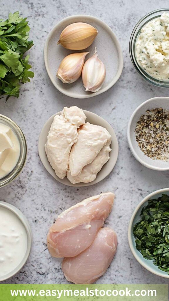 Creamy Garlic Chicken Copycat Recipe