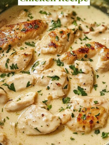 Creamy Garlic Chicken Recipe