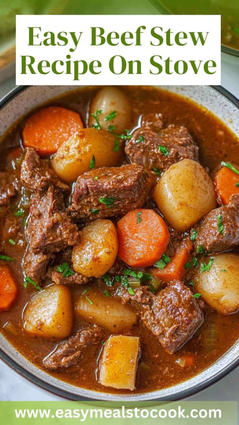 Easy Beef Stew Recipe On Stove – Easy Meals To Cook