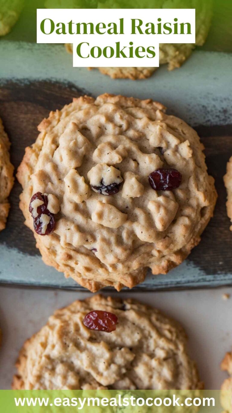 Oatmeal Raisin Cookies – Easy Meals To Cook