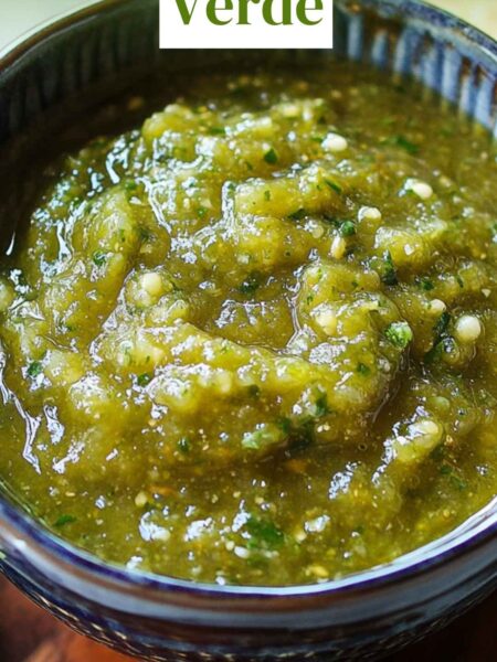 Homemade Salsa Verde