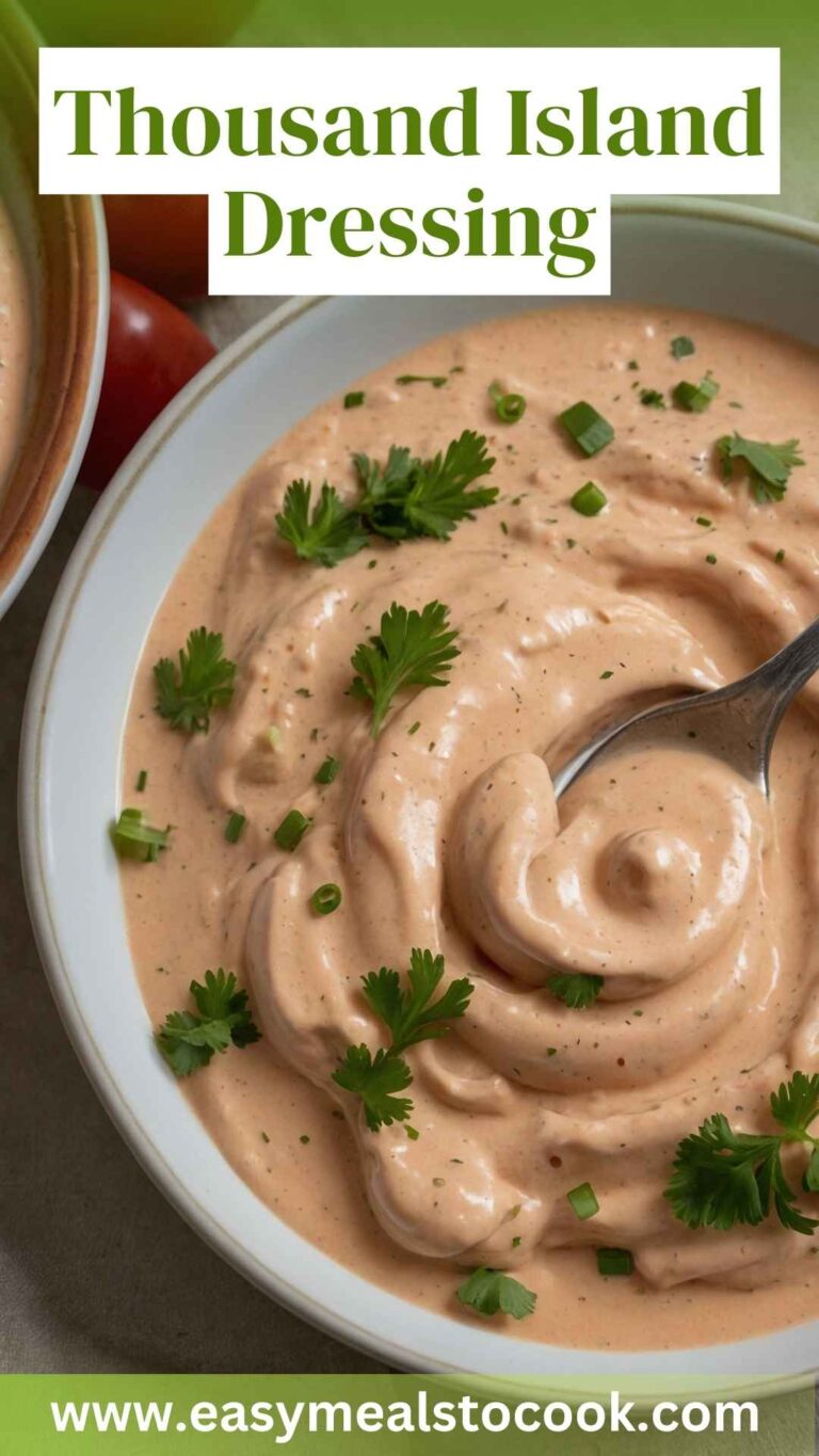 Thousand Island Dressing – Easy Meals To Cook