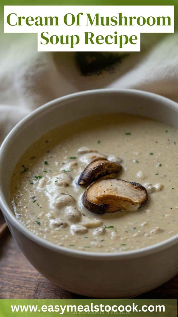 Cream Of Mushroom Soup Recipe