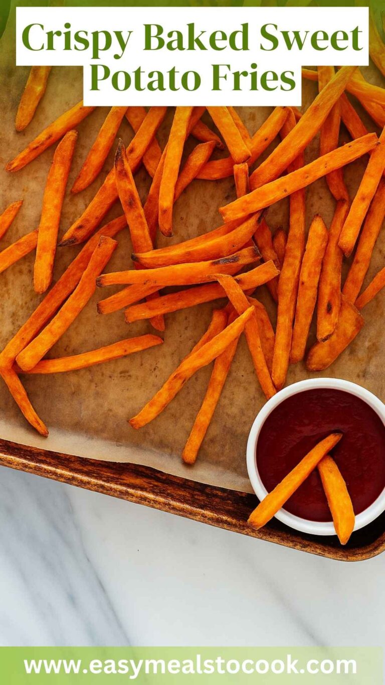 Crispy Baked Sweet Potato Fries – Easy Meals To Cook