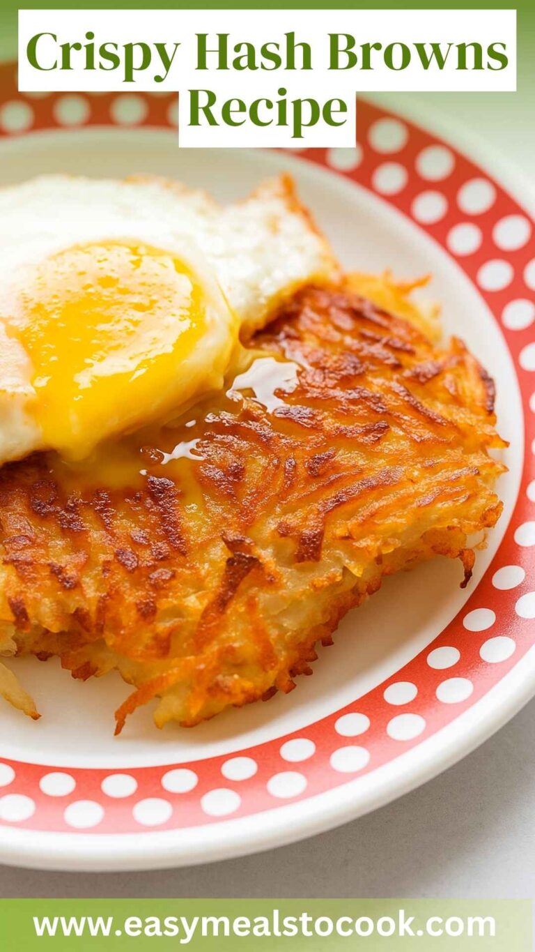 Crispy Hash Browns Recipe – Easy Meals To Cook