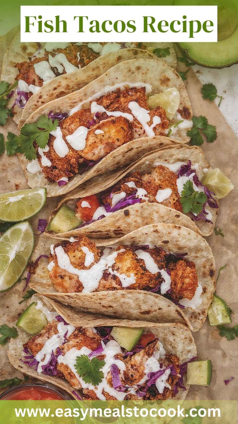 Fish Tacos Recipe – Easy Meals To Cook