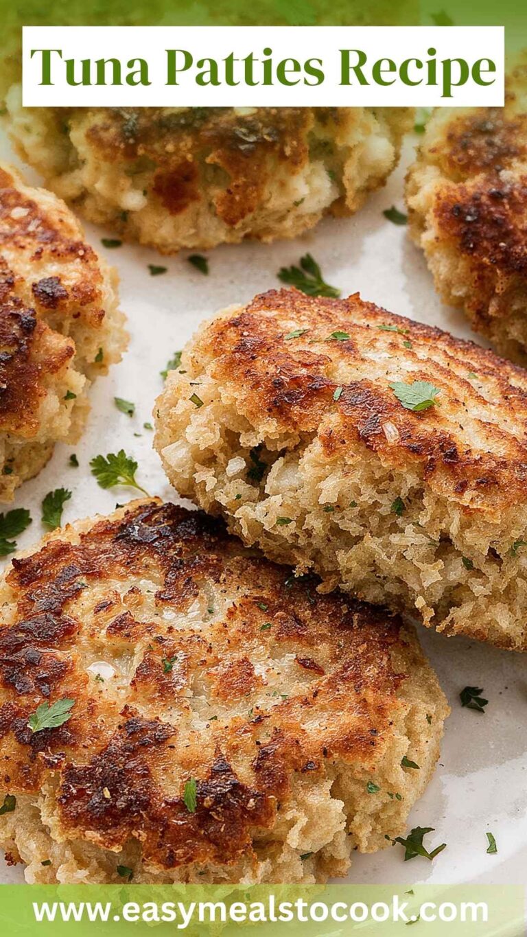 Tuna Patties Recipe – Easy Meals To Cook