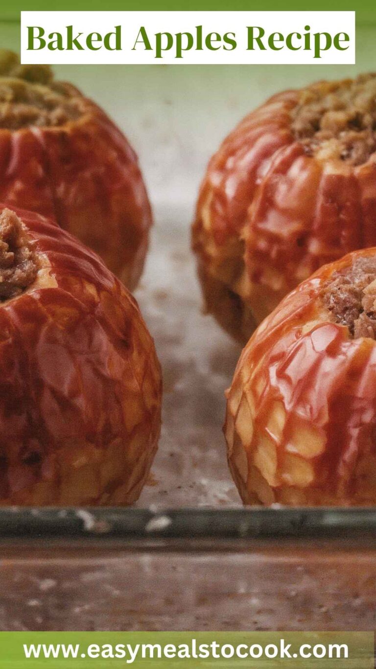 Baked Apples Recipe – Easy Meals To Cook