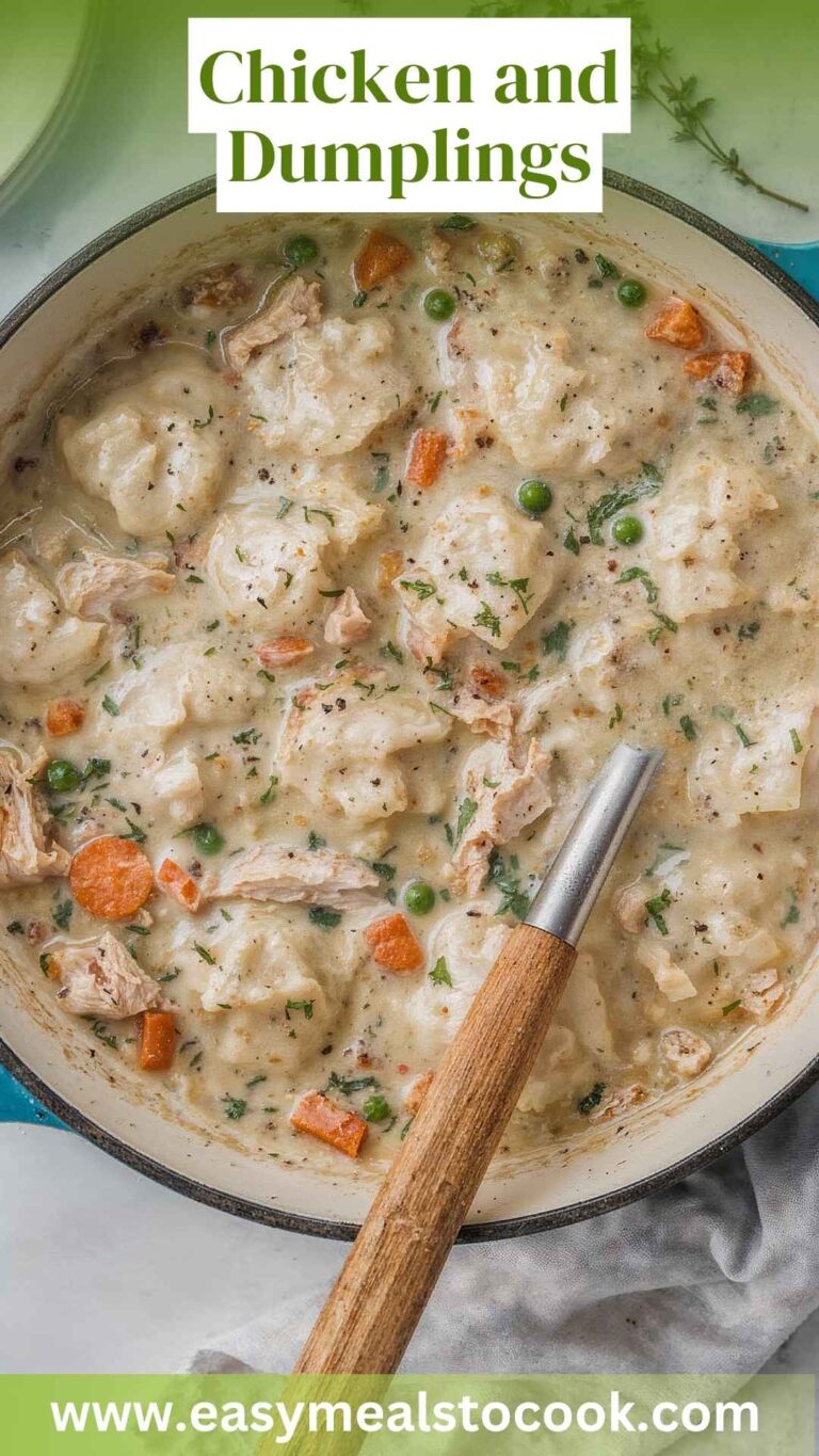 Chicken and Dumplings – Easy Meals To Cook