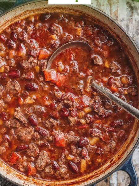 Ground Beef Chili Recipe
