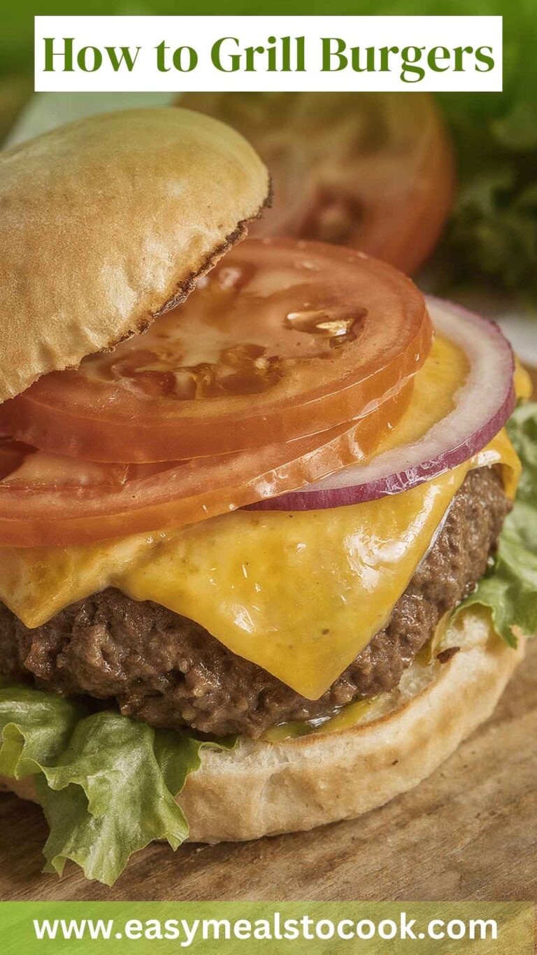 How to Grill Burgers – Easy Meals To Cook