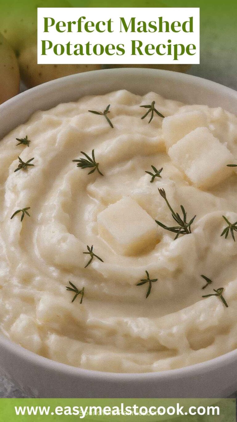 Perfect Mashed Potatoes Recipe – Easy Meals To Cook