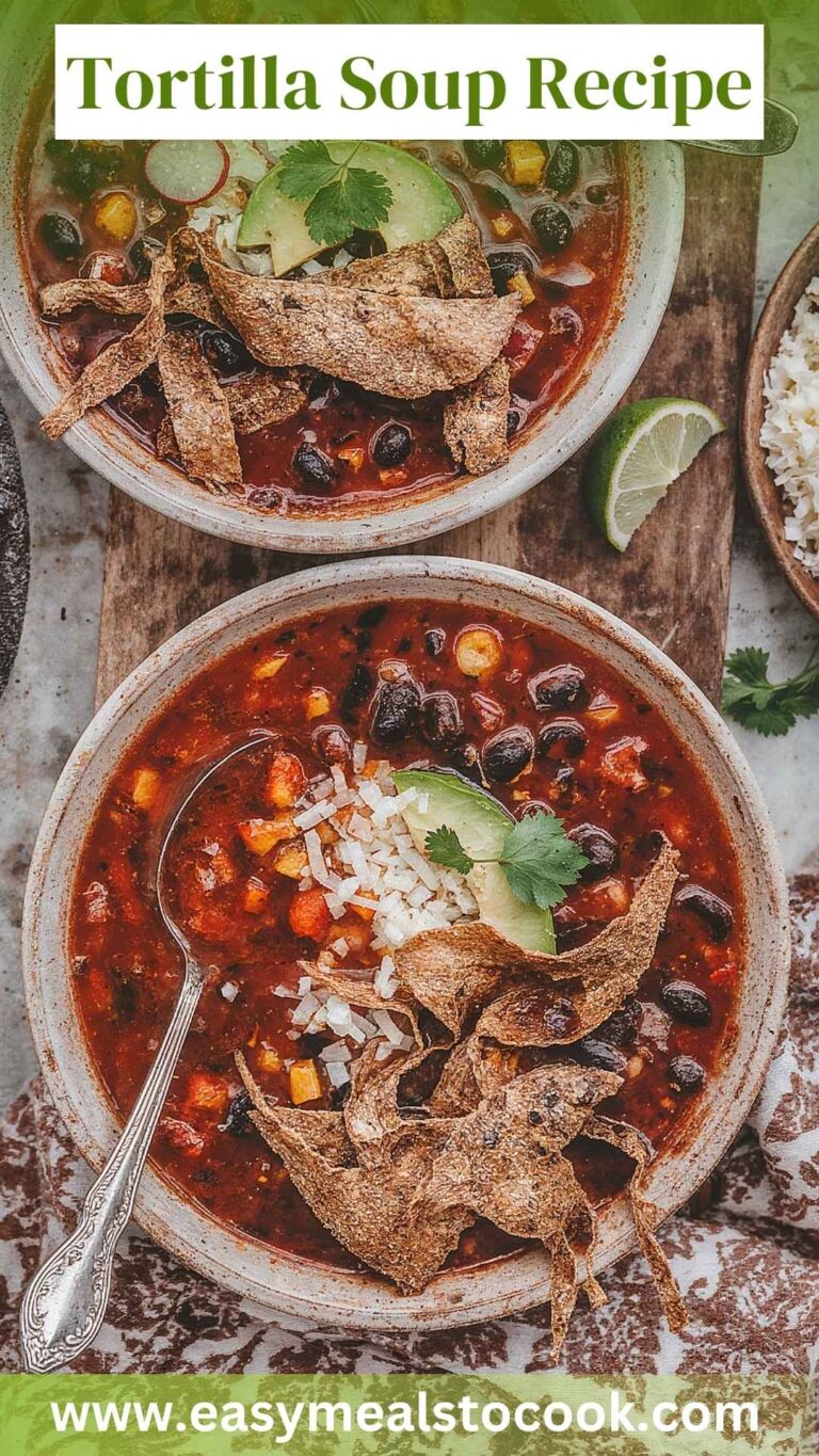 Tortilla Soup Recipe – Easy Meals To Cook