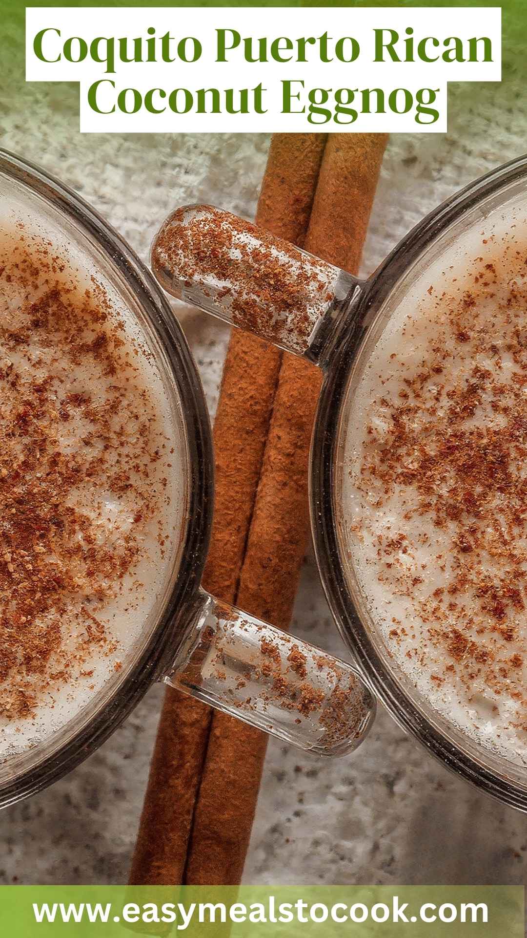 Coquito Puerto Rican Coconut Eggnog