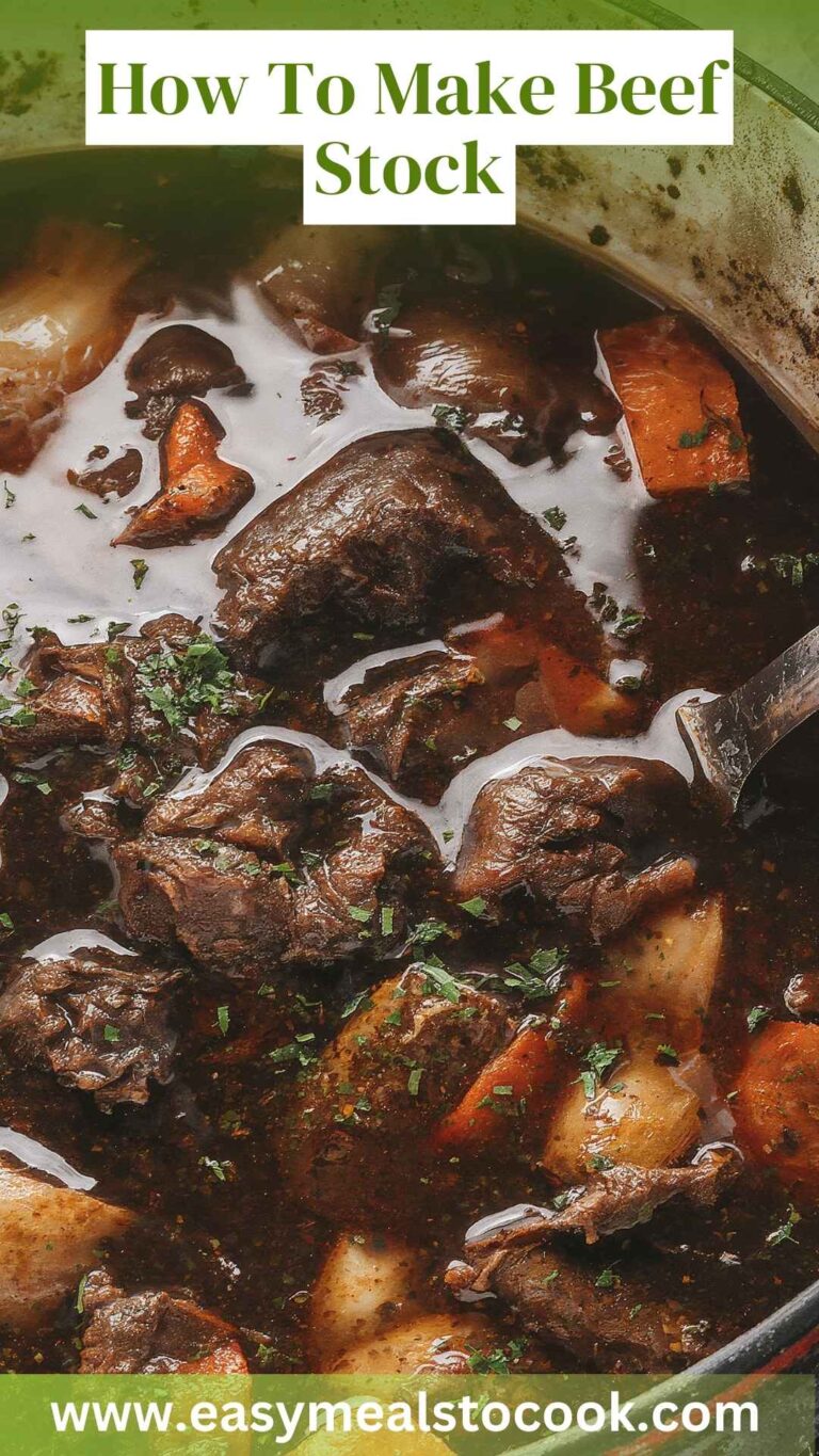 How To Make Beef Stock – Easy Meals To Cook