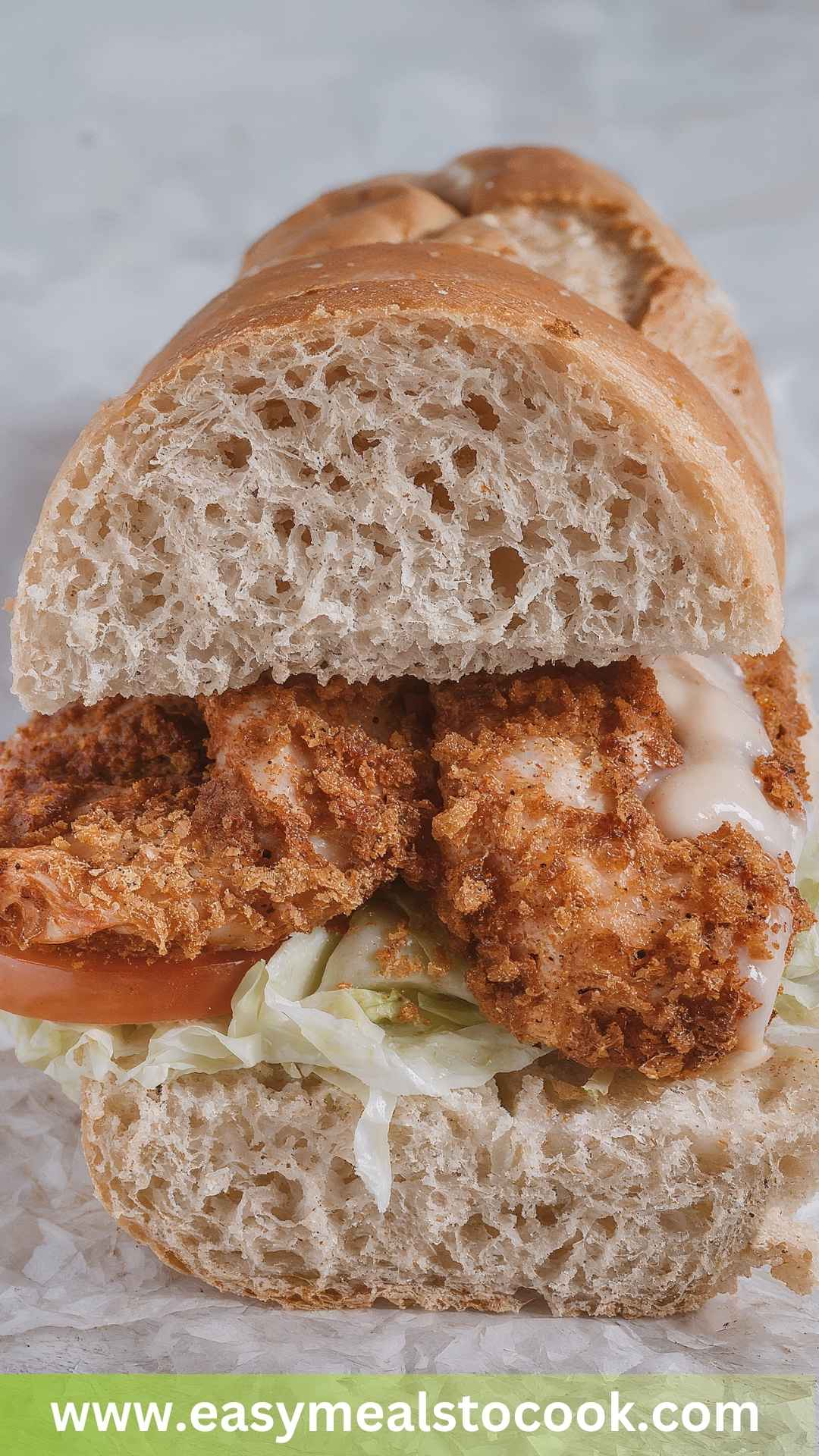 How to Make Shrimp Po' Boy Sandwich How to Make Shrimp Po' Boy Sandwich