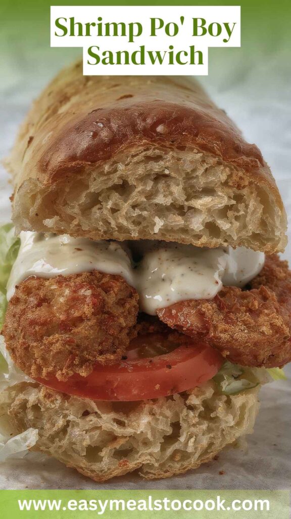 Shrimp Po' Boy Sandwich