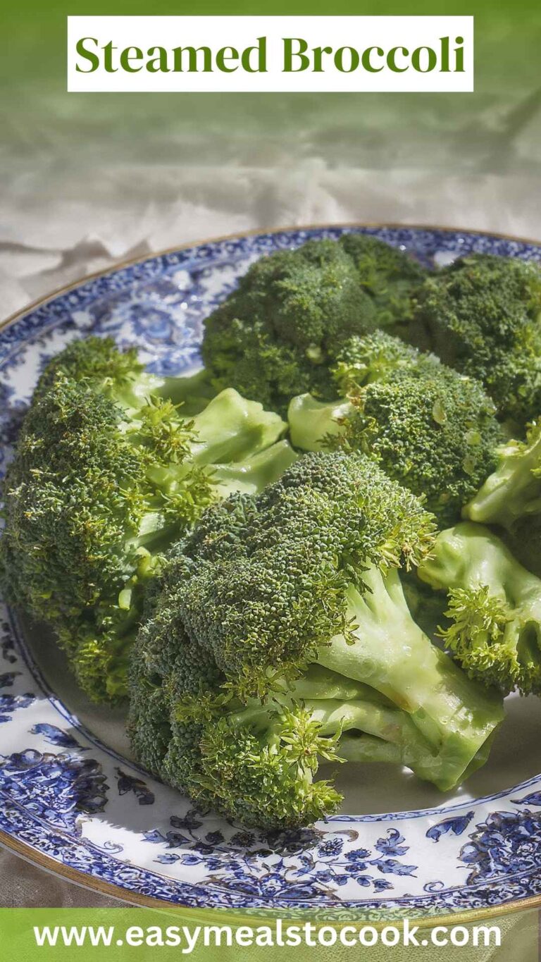 Steamed Broccoli – Easy Meals To Cook